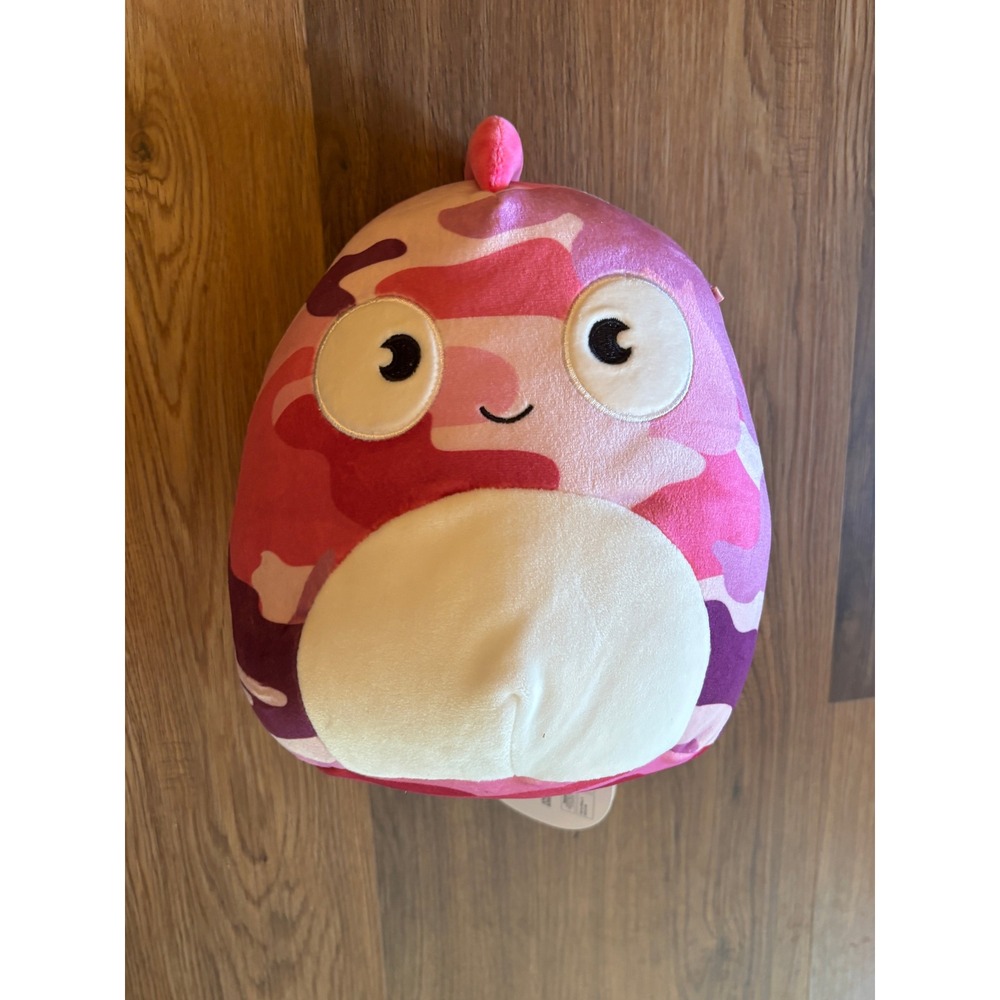 Bronte the Pink Camo Chameleon Squishmallow - GREAT condition